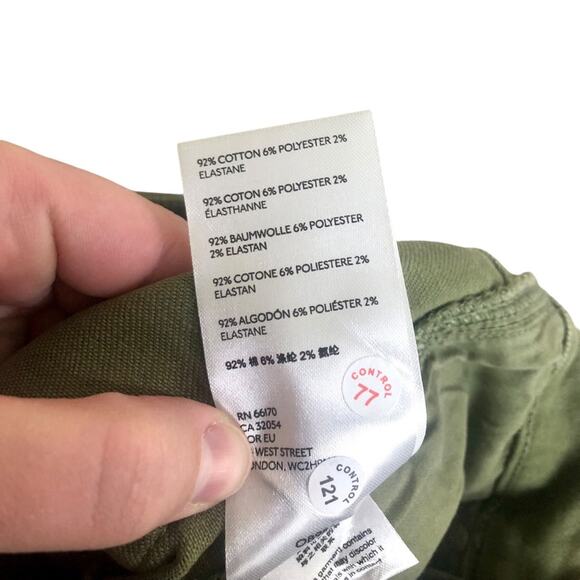 Free People Olive Green High Rise Skinny Jeans Size 26 - Picture 6 of 6